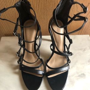 Aldo Shoes - Black Aldo Strap Heels Aldo Shoes - Black Aldo Strap Heels
